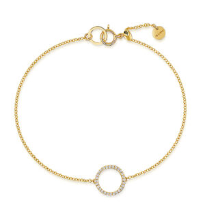 9CT CIRCLE BRACELET