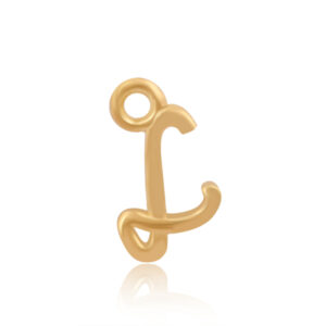 'L' Initial Charm Gold