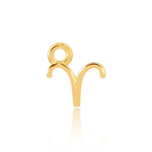 Aries Gold Charm