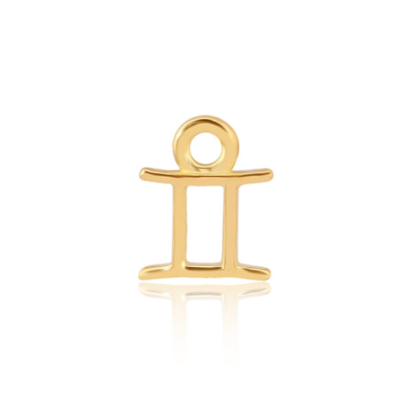 Gemini Gold Charm