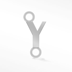 'Y' INITIAL CONNECTOR SILVER