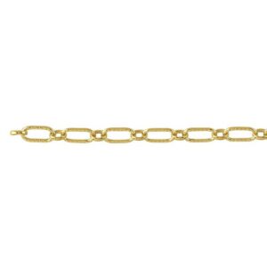 Patterned Long and Short Chain Gold