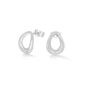 Large Entwined Oval Studs