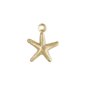 Starfish Charm Gold